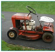 Image result for Vintage Small Riding Lawn Mowers
