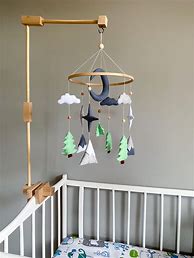 Image result for DIY Wood Baby Mobile