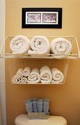 Image result for Over the Toilet Towel Storage