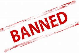 Image result for No TV Ban Sign