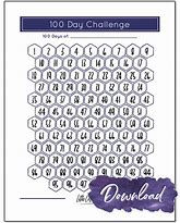 Image result for 100 Day Challenge List