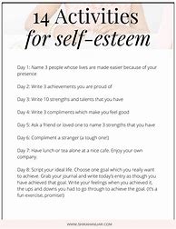 Image result for Building Self-Esteem Worksheets