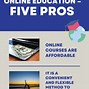 Image result for Pros and Cons of Online Learning vs in Person