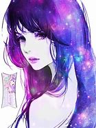 Image result for Cute Anime Galaxy Pastel Portrait Drawing