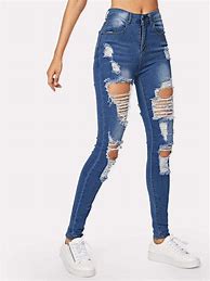 Image result for Ripped Skinny Jeans
