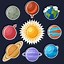 Image result for 8 Planets in Our Solar System Cartoon