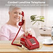 Image result for Corded Retro Landline Phone