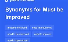 Image result for Improved Synonym