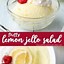 Image result for Lemon Jello Fluff Salad
