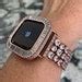 Image result for Rose Gold Apple Watch with Grey Band