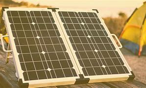 Image result for Small Solar Panels for Camping