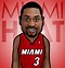 Image result for NBA Basketball Player Cartoon Drawings