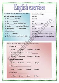 Image result for English Exercises for Beginners
