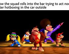 Image result for Donkey Kong Sitting Meme