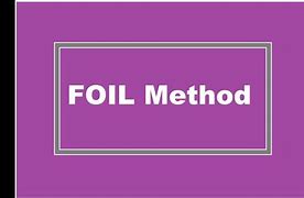 Image result for FOIL Method Khan Academy