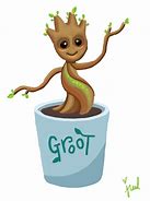 Image result for Desktop Baby Groot
