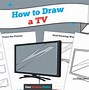 Image result for Box TV Drawing