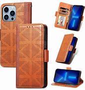 Image result for iPhone 13 Pro Max Brown Leather Case