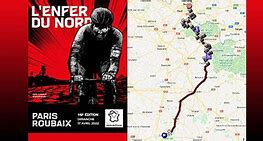 Image result for Paris-Roubaix Route Map