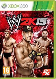 Image result for WWE 2K15 Back Cover