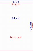 Image result for A4 Paper Size in Cm