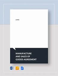 Image result for Manufacturing Agreement Template Free