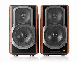 Image result for Bluetooth Bookshelf Speakers Audiophile