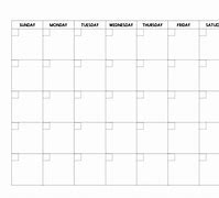 Image result for Empty 30-Day Printable Calendar
