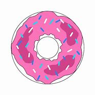 Image result for Black Donut Clip Art