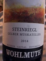 Image result for Wohlmuth Gelber Muskateller Steinriegl