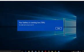 Image result for Laptop Low Battery Warning