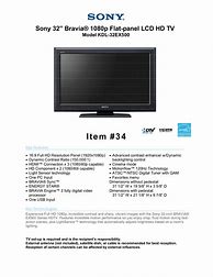 Image result for Sony Flat Screen TV without HDMI