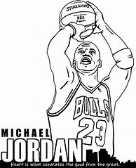Image result for Michael Jordan Dunking the Ball Coloring Pages