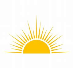 Image result for Half Sun Rays Clip Art