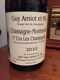Image result for Amiot Guy Chassagne Montrachet Champs Gain