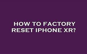 Image result for Factory Reset iPhone Xr without Passcode