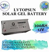 Image result for 200Ah 12V Lvtopsun Solar Gel Battery