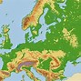 Image result for Europe Land Features Map