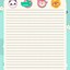Image result for Lined Writing Paper for Kids