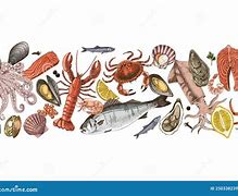 Image result for Seafood Clip Art Borders