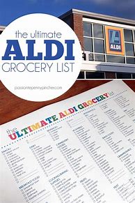 Image result for Aldi Grocery List Template Large Print