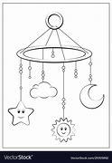 Image result for Baby Mobile Outline