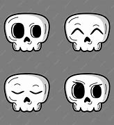 Image result for Detailed Skull. Emoji