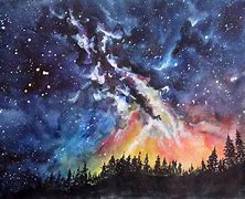 Image result for Starry Night Sky Art