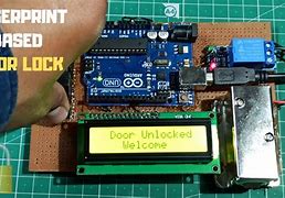 Image result for Fingerprint Door Lock Using Arduino
