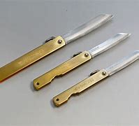 Image result for Brass Pocket Knife