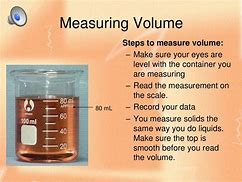 Image result for Scientist Measuring Volume