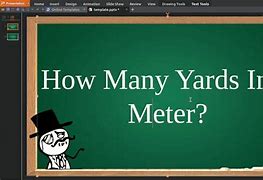 Image result for 1 Yard to Meter