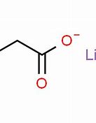 Image result for Lithium Propanoate