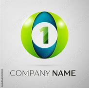 Image result for All Number 1 with Circle Logo Design